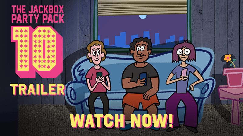 Watch the official trailer for The Jackbox Party Pack 10