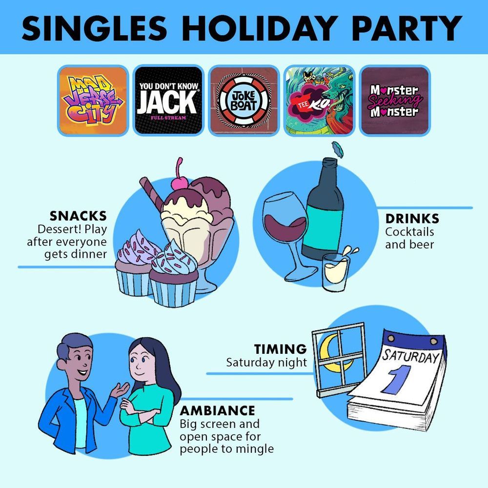 Impress Your Crush at a Holiday Party With These Five Games