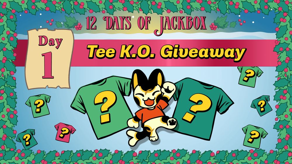 12 Days of Jackbox - Day 1 - Tee.K.O. Shirt Giveaway Contest