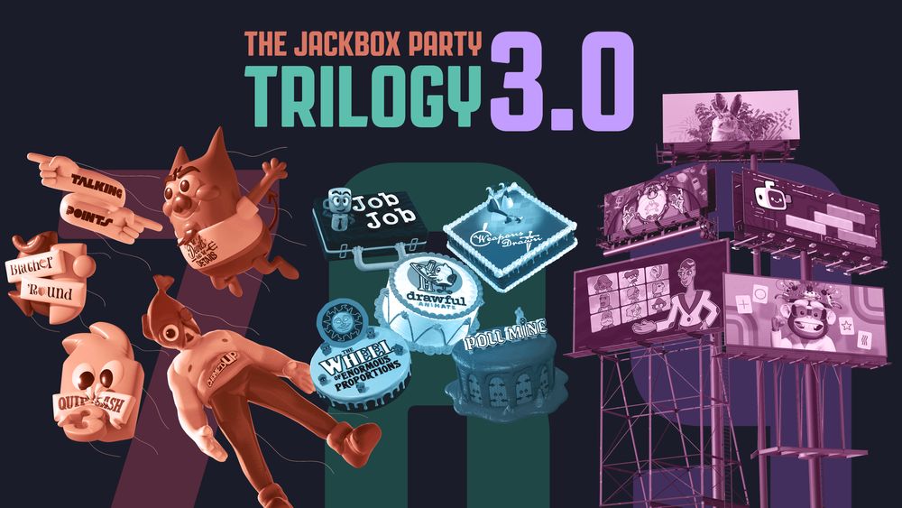 The Jackbox Party Trilogy 3.0 is Now Available on Major Digital Platforms